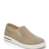 Birkenstock Oswego Suede Leather Shoes for Women in Taupe