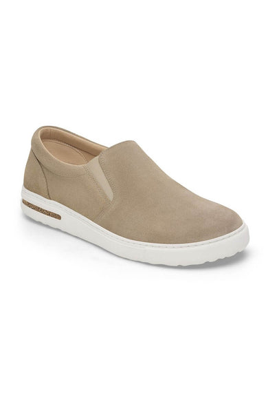 Birkenstock Oswego Suede Leather Shoes for Women in Taupe