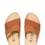 Papillio by Birkenstock Almina Nubuck Sandals for Women in Pecan