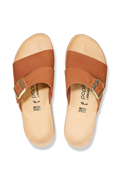 Papillio by Birkenstock Almina Nubuck Sandals for Women in Pecan