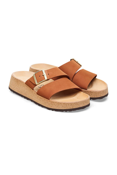 Papillio by Birkenstock Almina Nubuck Sandals for Women in Pecan