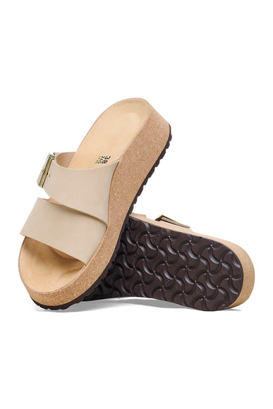 Papillio by Birkenstock Almina Nubuck Sandals for Women in Sandcastle