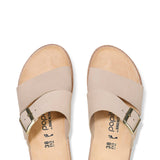 Papillio by Birkenstock Almina Nubuck Sandals for Women in Sandcastle