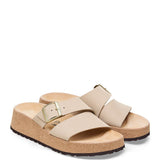 Papillio by Birkenstock Almina Nubuck Sandals for Women in Sandcastle