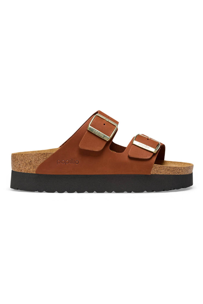 Papillio by Birkenstock Arizona Platform Nubuck Leather Sandals for Wo –  Glik's