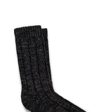 Birkenstock Cotton Twist Crew Socks for Men in Black