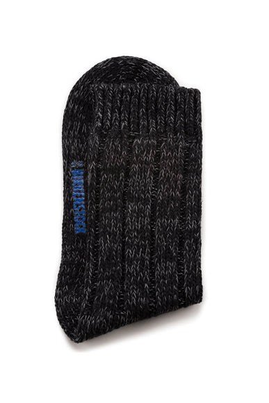 Birkenstock Cotton Twist Crew Socks for Men in Black