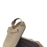 Birkenstock Tokio Suede Clogs for Women in Taupe