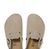 Birkenstock Tokio Suede Clogs for Women in Taupe