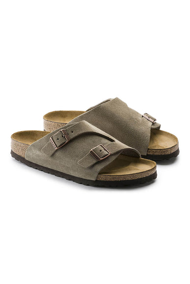 Birkenstock Zurick Suede Sandals for Women in Taupe