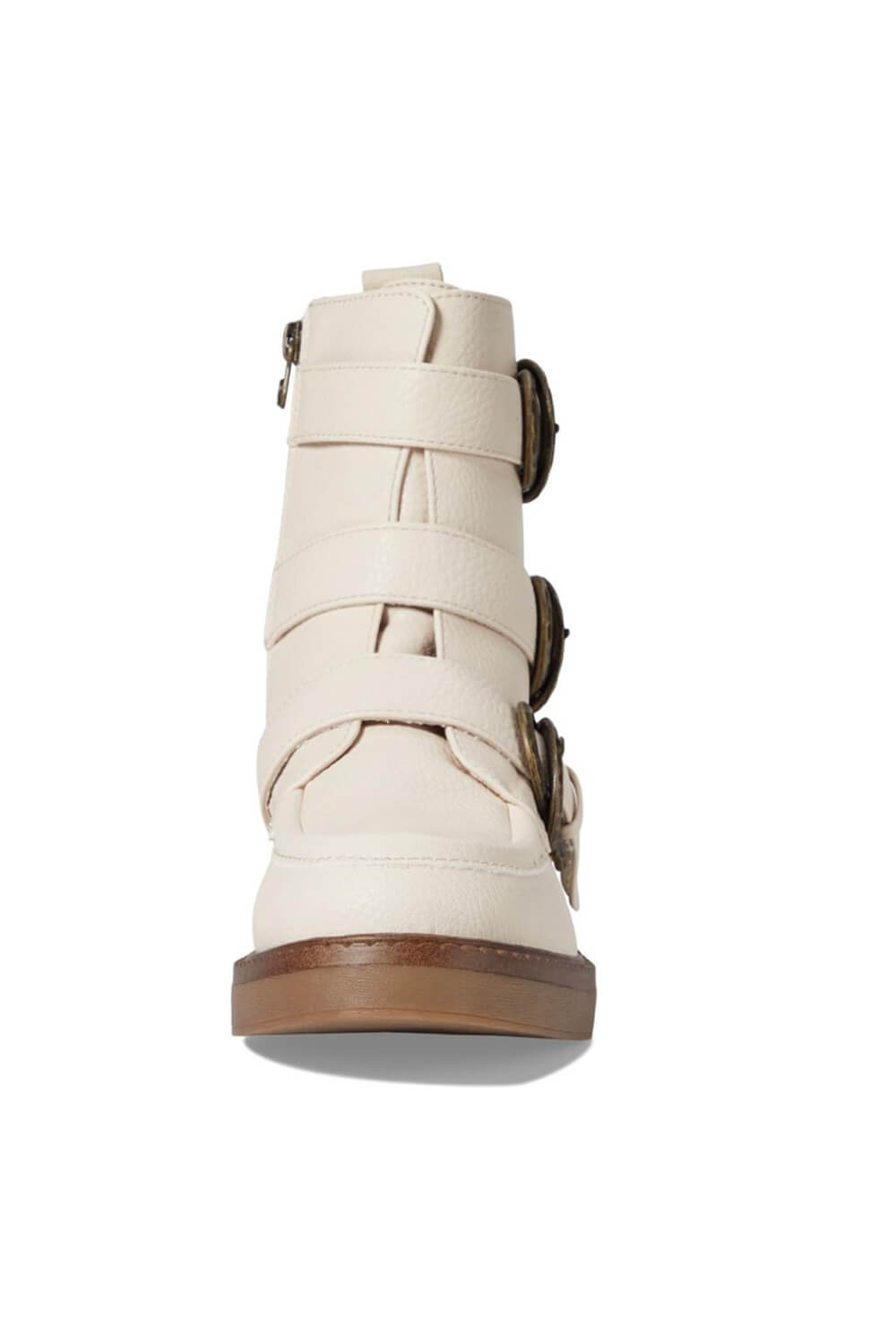 White clearance velcro boots