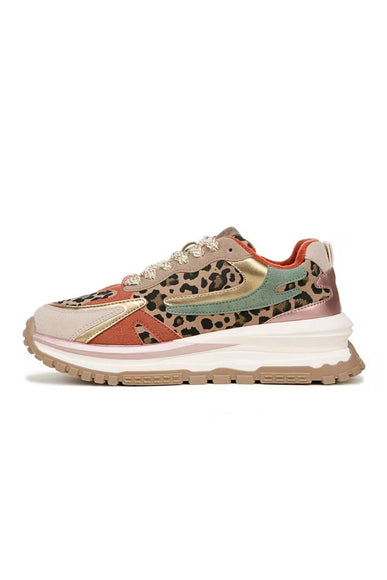 Blowfish Malibu Leo Lace Up Sneakers for Women in Leopard