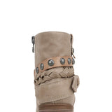 Blowfish Malibu Rally Western Booties for Women in Mushroom