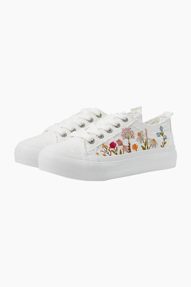 Blowfish Malibu Sadie-Sun Floral Sneakers for Women in White