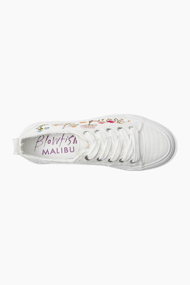 Blowfish Malibu Sadie-Sun Floral Sneakers for Women in White