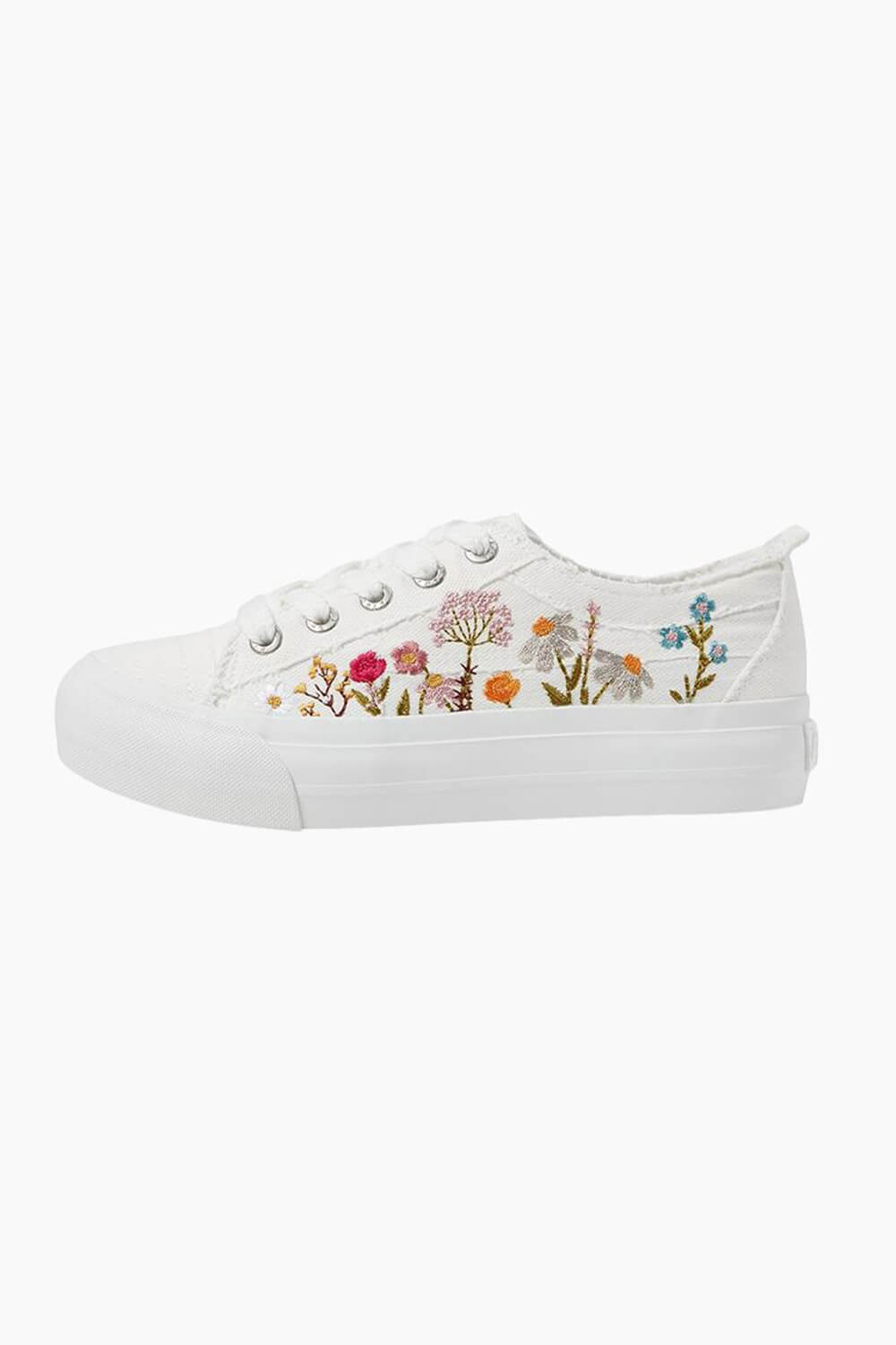 Blowfish Malibu Sadie-Sun Floral Sneakers for Women in White | ZS 
