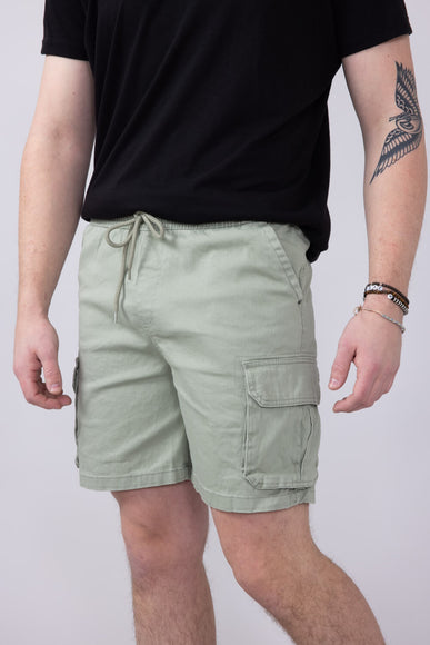 Brooklyn Cloth Washed Twill Shorts for Men in Sage