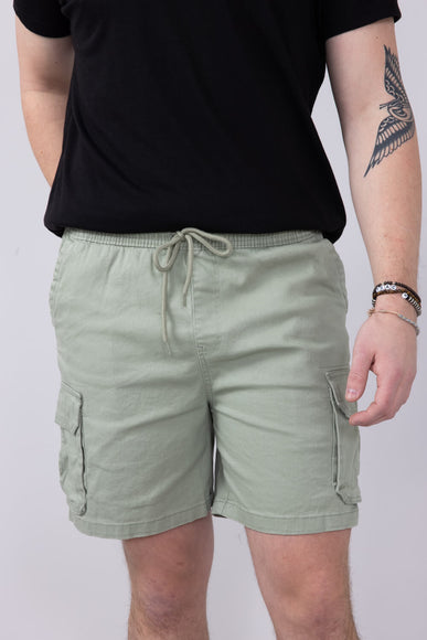 Brooklyn Cloth Washed Twill Shorts for Men in Sage