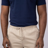 Brooklyn Cloth Washed Twill Shorts for Men in Khaki 