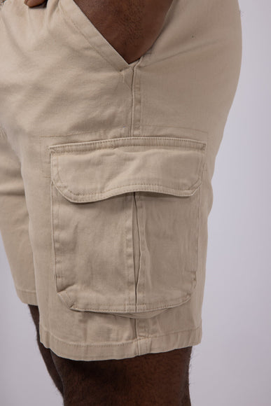 Brooklyn Cloth Washed Twill Shorts for Men in Khaki 