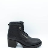 Bullboxer Ankle Lace Up Booties for Women in Black