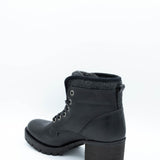 Bullboxer Ankle Lace Up Booties for Women in Black