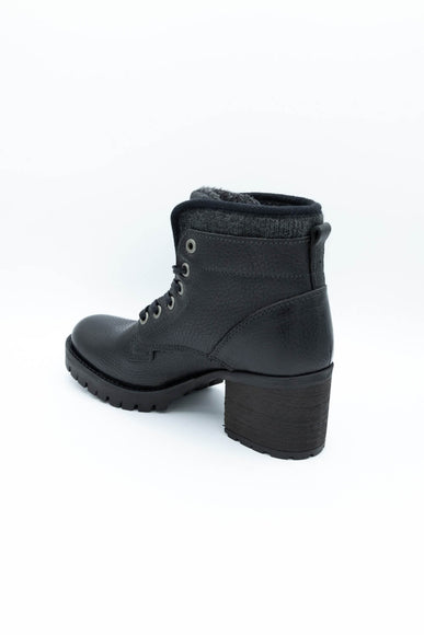 Bullboxer Ankle Lace Up Booties for Women in Black