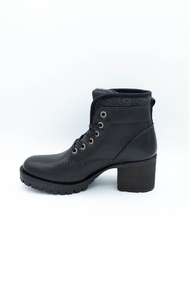 Bullboxer Ankle Lace Up Booties for Women in Black