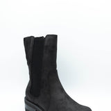 B52 by Bullboxer Mid Calf Lug Booties for Women in Black