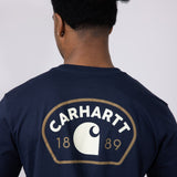 Carhartt 1889 Graphic T-Shirt for Men in Navy