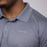 Carhartt Force Pocket Polo for Men in Steel