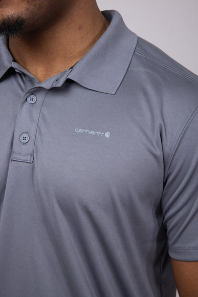 Carhartt Force Pocket Polo for Men in Steel