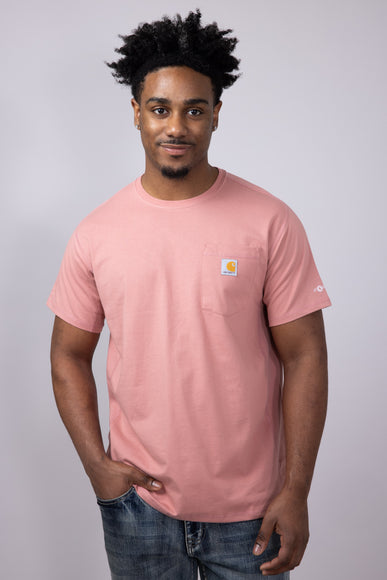 Carhartt Force Pocket T-Shirt for Men in Rose