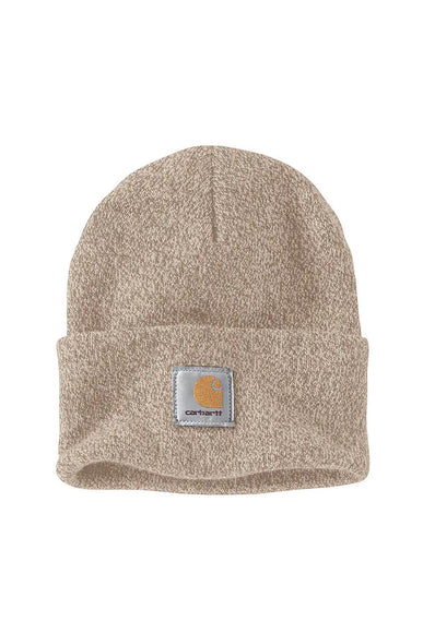 Carhartt Knit Cuff Beanies in Oat Milk Marl