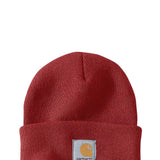 Carhartt Knit Cuffed Beanie in Crabapple