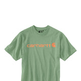 Carhartt Loose Fit Heavyweight Logo Graphic T-Shirt for Men in Green