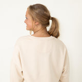 Carhartt Midweight French Terry Henley Sweatshirt for Women in Oatmeal 