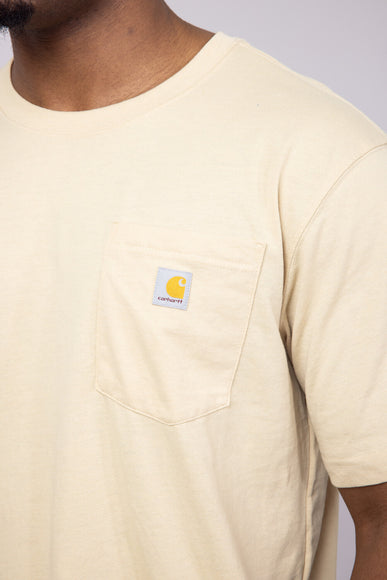 Carhartt Pocket Graphic T-Shirt for Men in Beach Brown