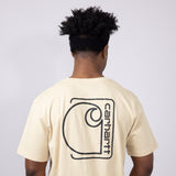 Carhartt Pocket Graphic T-Shirt for Men in Beach Brown