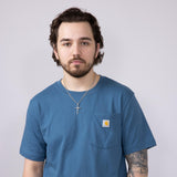 Carhartt Pocket Graphic T-Shirt for Men in Blue