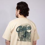 Carhartt Relaxed Fit Lightweight Pocket Dog Graphic T-Shirt for Men in Beach