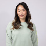 Carhartt Graphic Sweatshirt for Women in Sage Heather