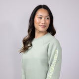 Carhartt Graphic Sweatshirt for Women in Sage Heather