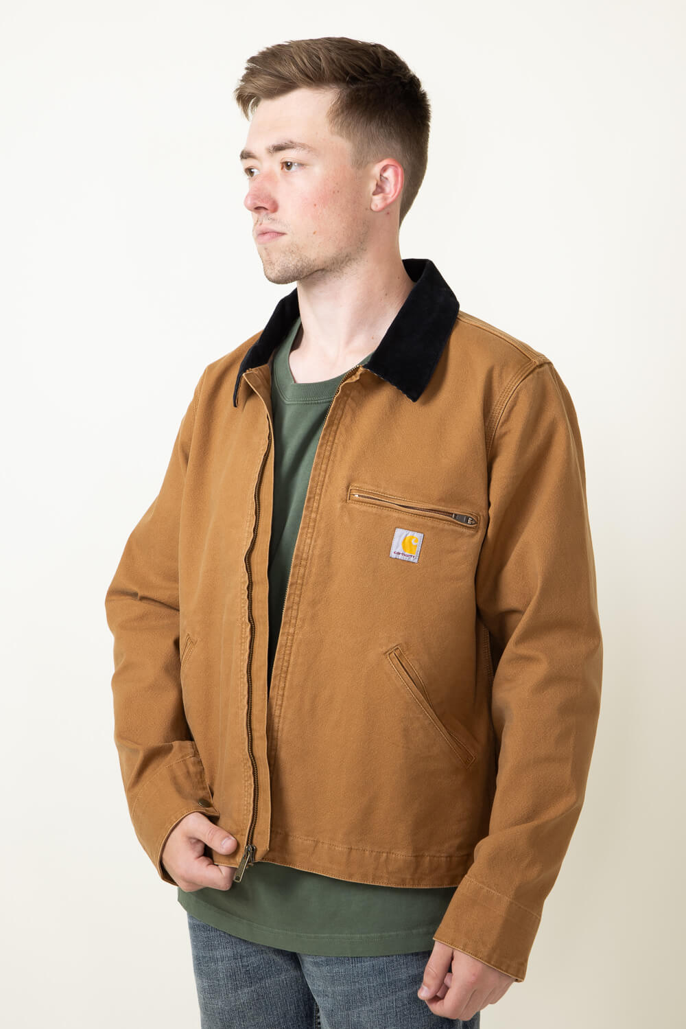 Carhartt Rugged Flex Duck Detroit Jacket for Men in Carhartt Brown 1 Glik s