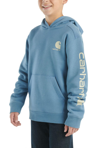 Carhartt Kids Graphic Hoodie for Boys in Coronet Blue