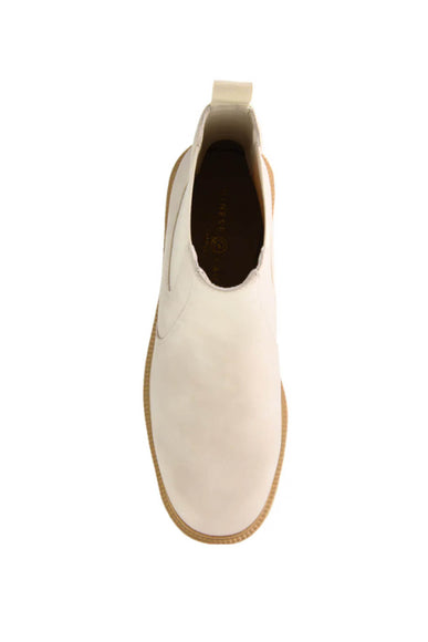 Dirty Laundry Rev Suede Lug Booties for Women in Cream