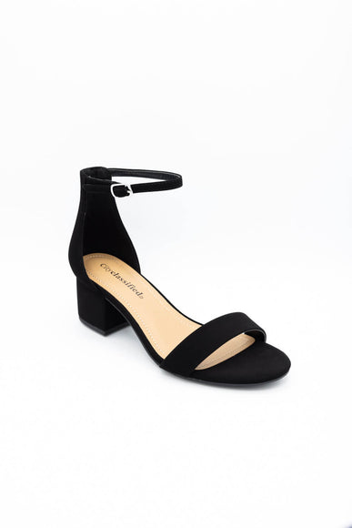 City Classified Weekend Block Heels for Women in Black 