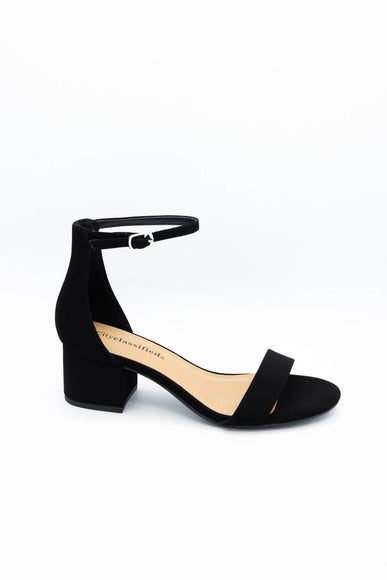 City Classified Weekend Block Heels for Women in Black 