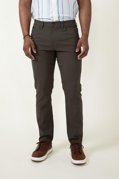 Copper & Oak Lewis Zip Pants for Men in Green