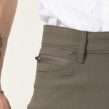 Copper & Oak Lewis Zip Pants for Men in Mushroom